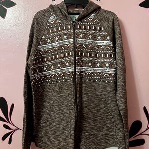 Cowgirl Legend hoodie aztec sweater western brown